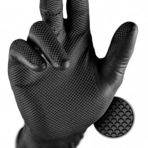 Pirštinės vienk. nitrilinės GRIPPAZ246 "XL" dydis 50vnt