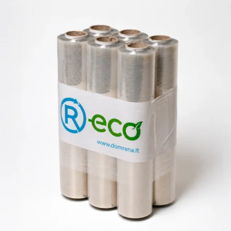 Perdirbta plėvelė „R-ECO®” 17 mk x 0,45 m x 200 m