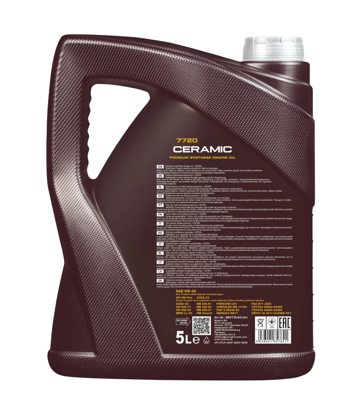 Mannol Ceramic 5W-30 - Atvaizdas 2