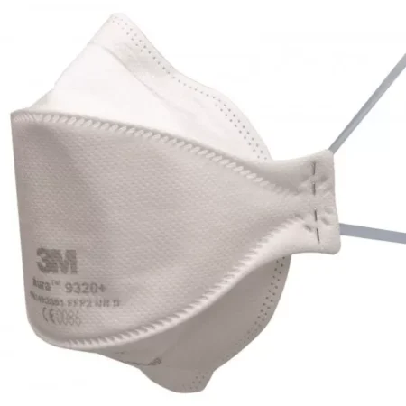 Respiratorius 3M Aura 9320 FFP2 be vožtuvo